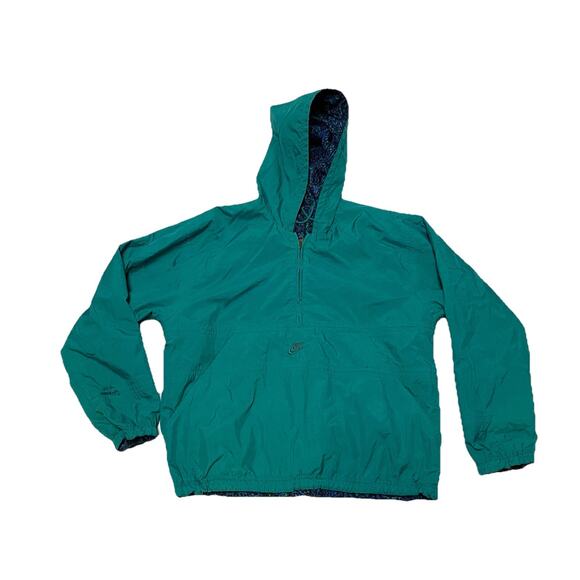 Vintage Nike Windbreaker Anorak Jacket Women's Size Small (4-6) Reversible - Picture 6 of 9